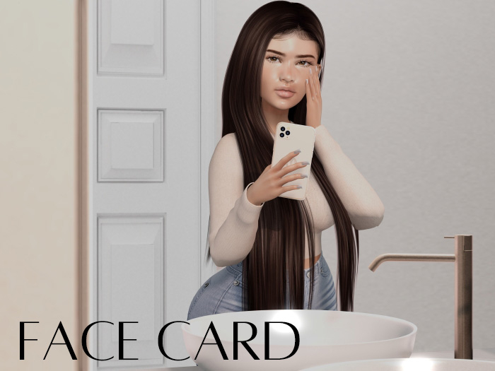 Second Life Marketplace Face Card Bento Selfie Pose